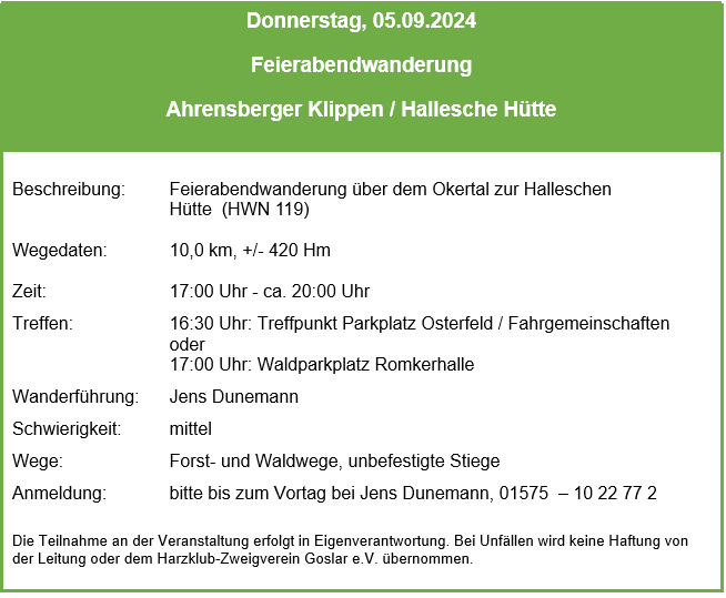 FA Wanderung 2024 09 05