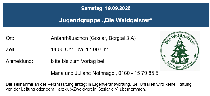 Waldgeister 2026 09 19