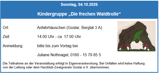 Waldtrolle 2026 10 04